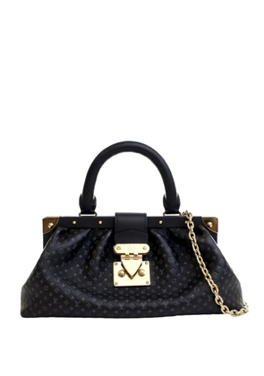 Louis Vuitton Pre-Owned 2010-2025 Embossed Calfskin Nanogram satchel - Black