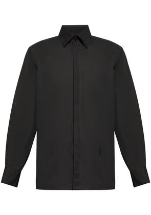 Saint Laurent cotton poplin shirt - Black