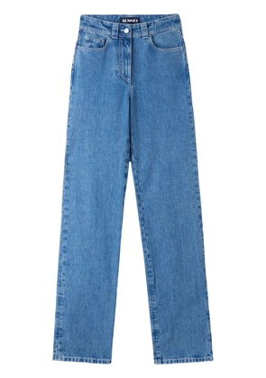Sunnei Bellideontro straight-leg jeans - Blue