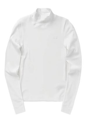 GANNI high-neck cotton top - White