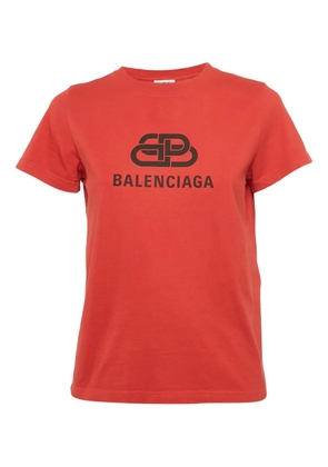 Balenciaga Pre-Owned logo-print T-shirt - Red