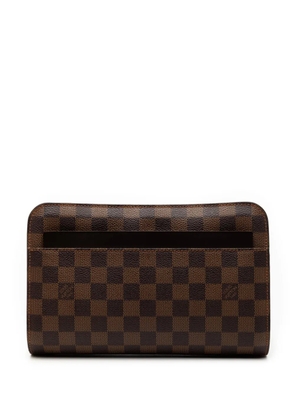 Louis Vuitton Pre-Owned 2000 Damier Ebene Saint Louis Pochette clutch bag - Brown