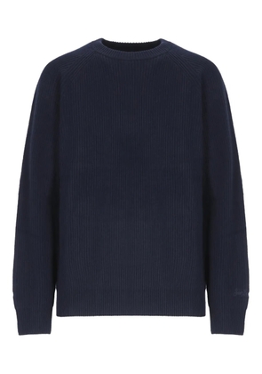 MC2 Saint Barth raglan-sleeves ribbed sweater - Blue