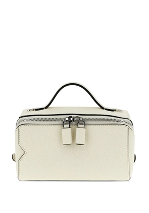 Valextra V-Line zip-up tote bag - Neutrals