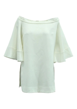 Ellery Elize bell-sleeve off-the-shoulder blouse - White