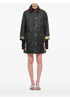 Barbour button-cotton coat - Green