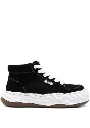 Maison MIHARA YASUHIRO Oliver suede high-top sneakers - Black