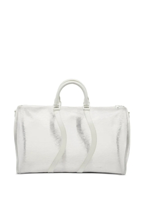 Louis Vuitton Pre-Owned 2019 Keepall Bandouliere 50 tote bag - White