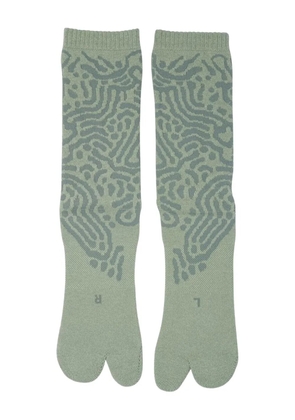 Goldwin patterned socks - Green