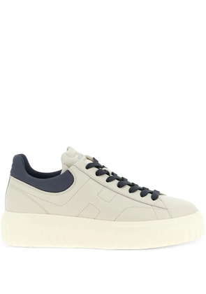 Hogan H-Stripes leather sneakers - Neutrals