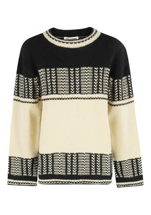 Low Classic patterned sweater - Black