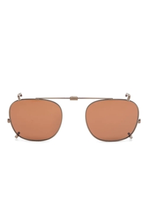 Garrett Leight Sherwood clip-on lenses - Brown
