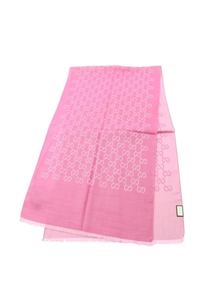 Gucci Pre-Owned logo-pattern scarf - Pink
