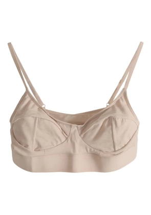 Baserange panelled bra - Neutrals