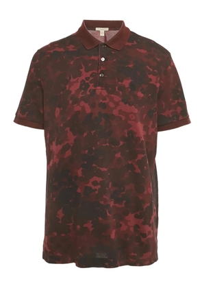 Burberry Pre-Owned pique-print polo t-shirt - Red