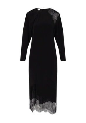 IRO Adima lace-panel midi dress - Black