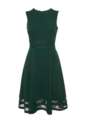 Calvin Klein mesh-insert dress - Green