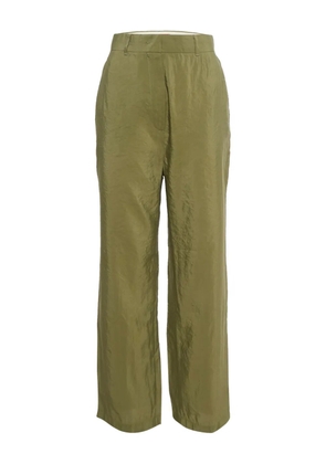 Max Mara crepe straight-leg trousers - Green