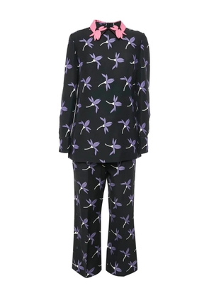 Valentino Pre-Owned floral-print set (set of two) - Black