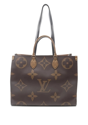 Louis Vuitton Pre-Owned 2021 on-the-go GM monogram-canvas tote bag - Brown