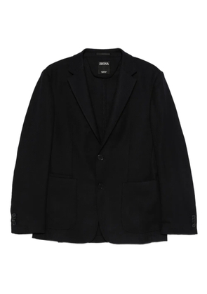 Zegna single-breasted blazer - Black