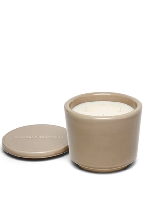Brunello Cucinelli logo-engraved ceramic candle - Neutrals