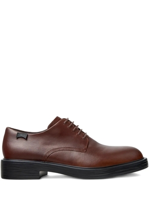 Camper Dean leather Derby shoes - Brown