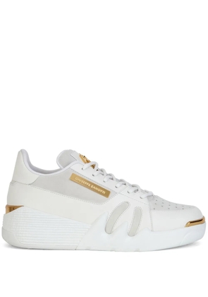 Giuseppe Zanotti Talon leather sneakers - White