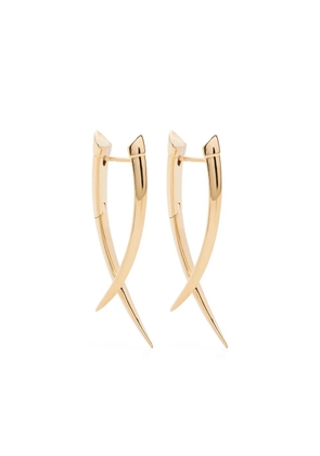 Shaun Leane Sabre Crossover earrings - Gold