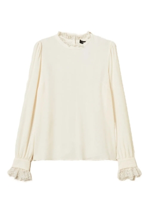 TWINSET lace-trim blouse - White