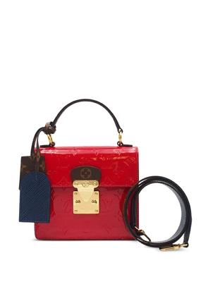Louis Vuitton Pre-Owned 2020 Monogram Vernis Spring Street satchel - Red