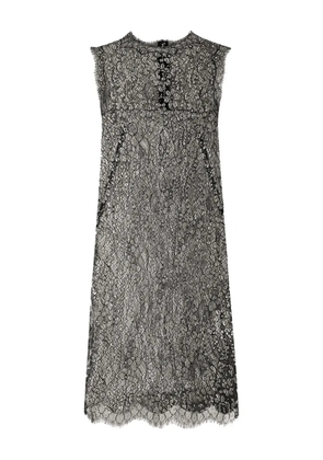 Dolce & Gabbana lamé lace mini dress - Black