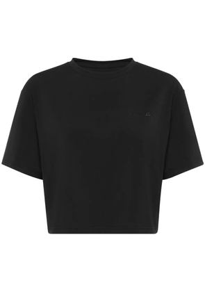 Plein Sport cropped crew-neck T-shirt - Black