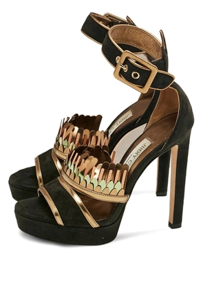 Jimmy Choo Pre-Owned Kathleen ankle-strap sandals - Black