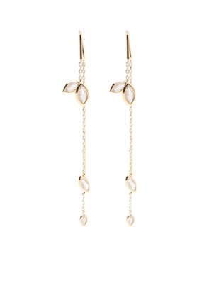 Maria Black Swift 04 leaf-detail earrings - Gold