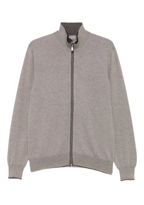 GIUUNO layered cardigan - Brown