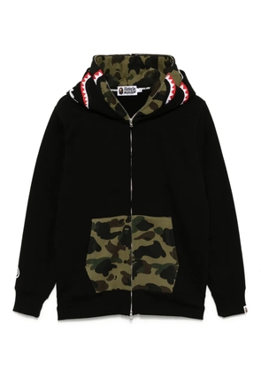 A BATHING APE® shark full-zip hoodie - Black
