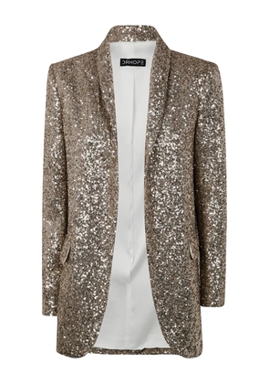 DRHOPE sequin-embellished blazer - Gold