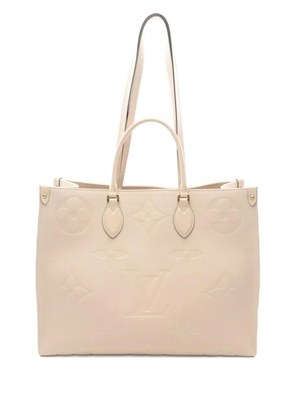Louis Vuitton Pre-Owned 2010 On-The-Go GM monogram empreinte tote bag - Neutrals