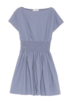 Matteau shirred waist mini dress - Purple