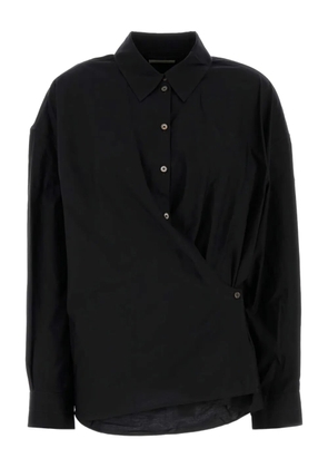 LEMAIRE cotton blend shirt - Black