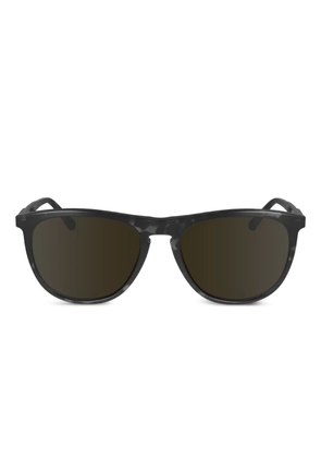 Calvin Klein round-frame sunglasses - Black