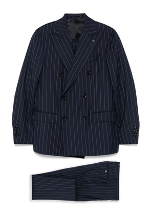 Lardini pinstriped suit - Blue