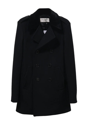 Saint Laurent Pre-Owned double-breasted short coat - Black