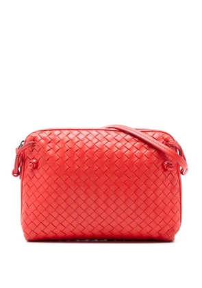 Bottega Veneta Pre-Owned 2012-2025 Nappa Intrecciato Nodini crossbody bag - Red