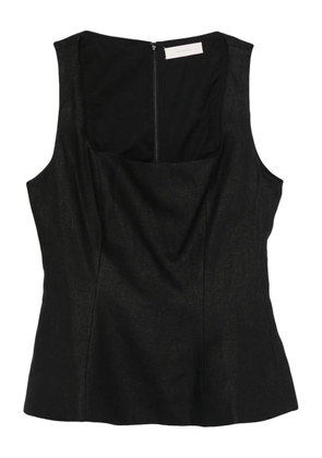 Faithfull the Brand Mina square-neck top - Black