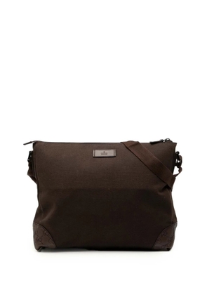 Gucci Pre-Owned 2000-2015 Guccissima Trimmed Canvas crossbody bag - Brown