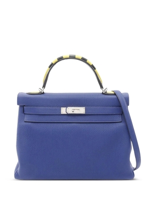 Hermès Pre-Owned 2017 Togo Kelly II Retourne 32 handbag - Blue