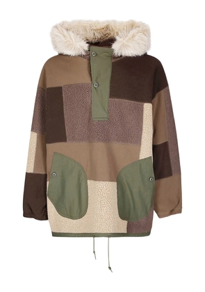 Comme des Garçons Homme hooded jacket - Brown