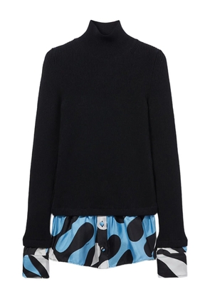 PUCCI leocorno-print sweater - Black